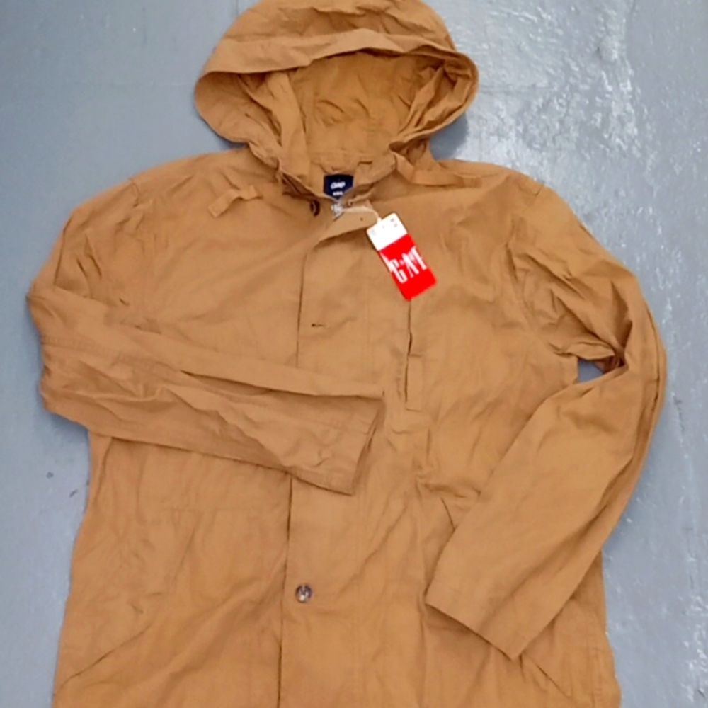 SOLD.     Men's Hooded Gap Coat (SOLD)